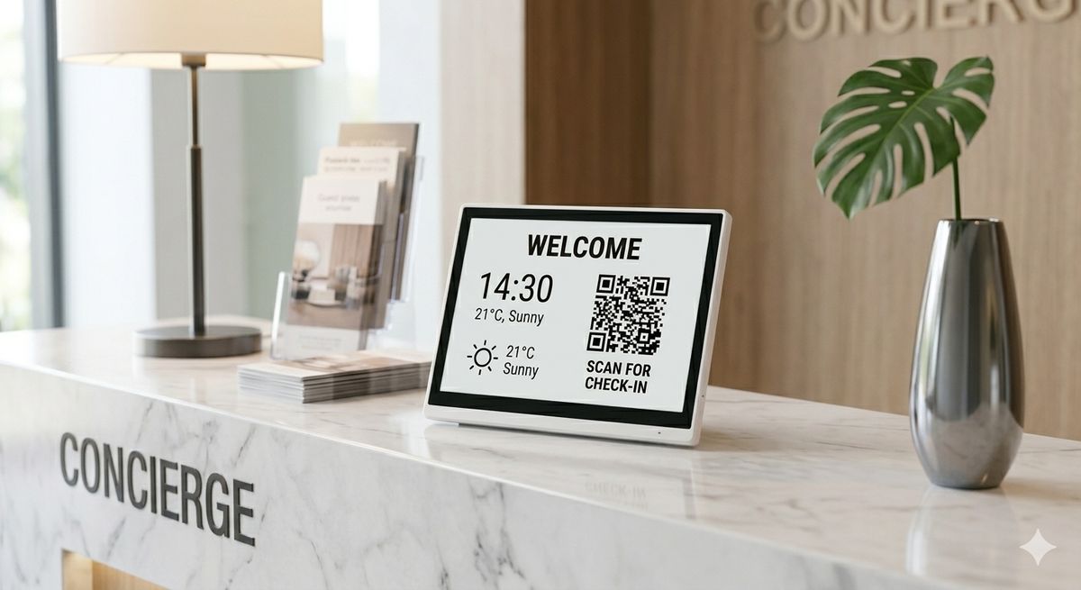 INKDASH — concierge welcome & QR check-in